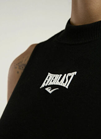 Everlast TW0041 167-Ever Essentials Siyah Crop Düz Kadın Atlet