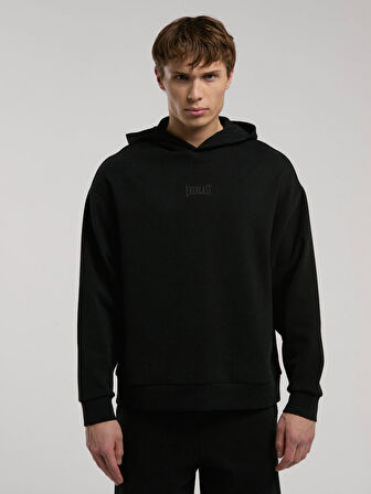 Ever Relaxed Comfort Kapüşonlu Siyah Erkek Sweatshirt