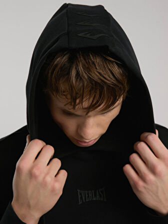 Ever Relaxed Comfort Kapüşonlu Siyah Erkek Sweatshirt