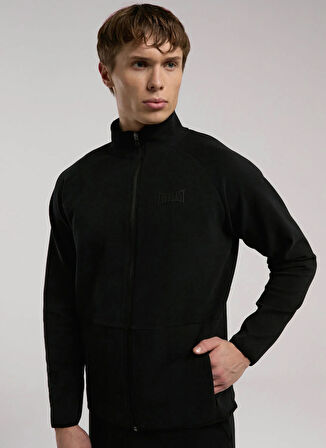 Everlast TM0004 167-Ever Relaxed Regular Siyah Regular Fit Düz Erkek Zip Ceket