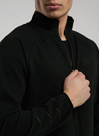 Everlast TM0004 167-Ever Relaxed Regular Siyah Regular Fit Düz Erkek Zip Ceket
