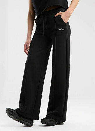 Everlast TW0035 167-Ever Classic Wmn Comfort Siyah Lastikli Bel Regular Fit Düz Kadın Eşofman Altı