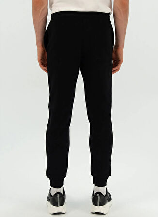 Everlast TM0106 167-Everlast Bronx NYC Siyah Lastikli Bel Normal Düz Erkek Eşofman Altı