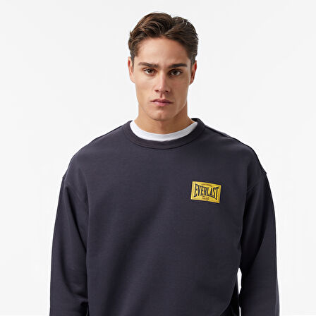 Everlast 1910 Classic Comfort Erkek Gri Sweatshirt