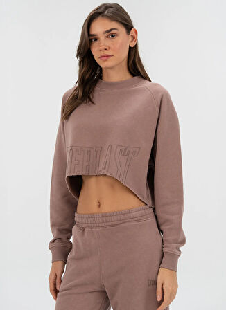 Everlast TW0089 313-Everlast Cool Relax Wmn Vizon Bisiklet Yaka Rahat Düz Kadın Sweatshırt