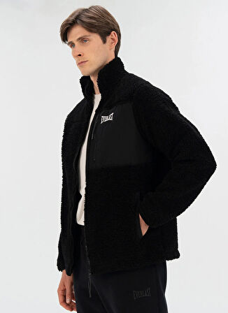 Everlast TM0110 167-Ever Winter Essentials Siyah Regular Fit Düz Erkek Zip Ceket
