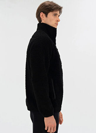 Everlast TM0110 167-Ever Winter Essentials Siyah Regular Fit Düz Erkek Zip Ceket