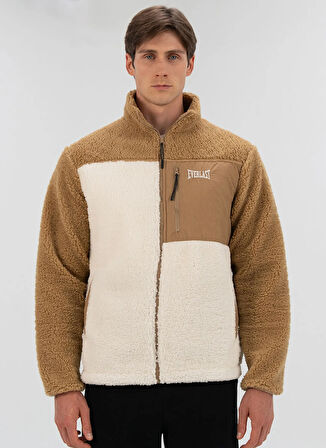 Everlast TM0110 289-Ever Winter Essentials Bej Regular Fit Düz Erkek Zip Ceket