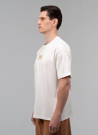 Everlast TM0133 112-Boxing Heritage Oversize Beyaz Bisiklet Yaka Normal Düz Erkek T-Shirt