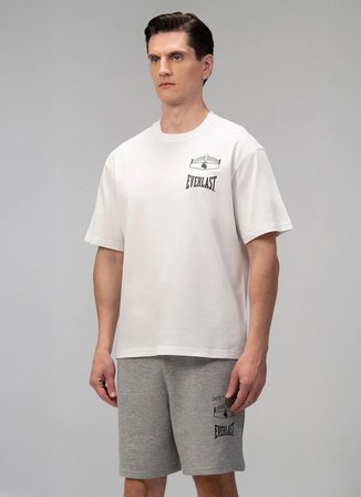 Everlast TM0138 112-Choice Of Champs Comfort Beyaz Bisiklet Yaka Normal Düz Erkek T-Shirt
