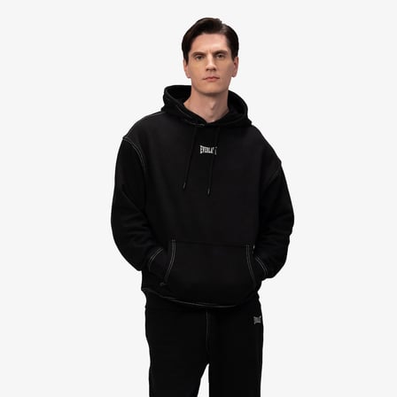 Everlast Dot Collection Comfort Fit Erkek Siyah Günlük Sweatshirt