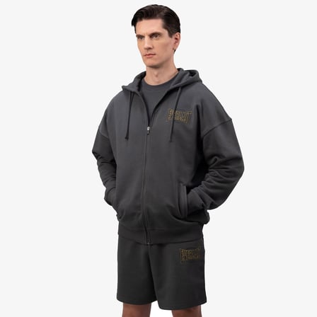 Everlast Authentic Boxing 2.0 Gri Fermuarlı Erkek Sweatshirt