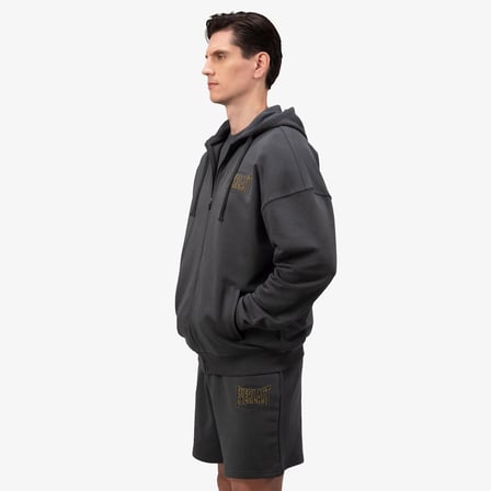 Everlast Authentic Boxing 2.0 Gri Fermuarlı Erkek Sweatshirt