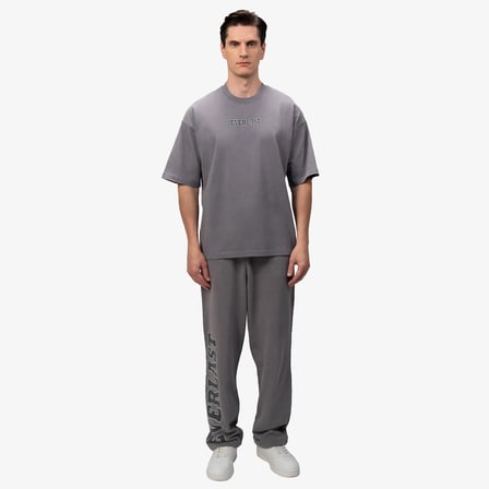 Everlast Giant Logo Oversize Koyu Gri Erkek Eşofman Altı