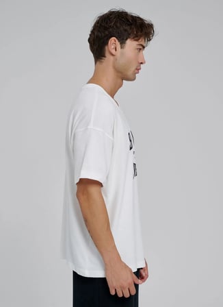 Everlast TM0204 Everlast Bronx NYC 2.0 Over Mor Düz Yaka Oversize Baskılı Erkek T-Shirt