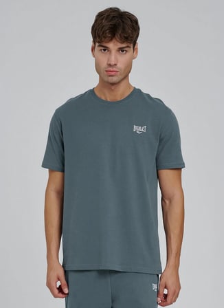 Everlast TM0215 367 - Everlast World Regular Yeşil Düz Yaka Regular Fit Baskılı Erkek T-Shirt