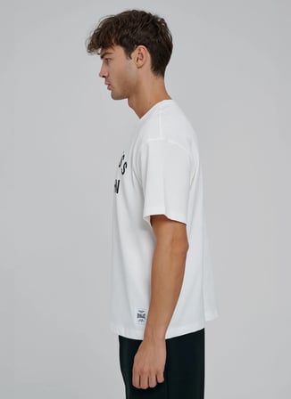 Everlast TM0218 Everlast Greatness Within Beyaz Bisiklet Yaka Comfort Fit Baskılı Erkek T-Shirt