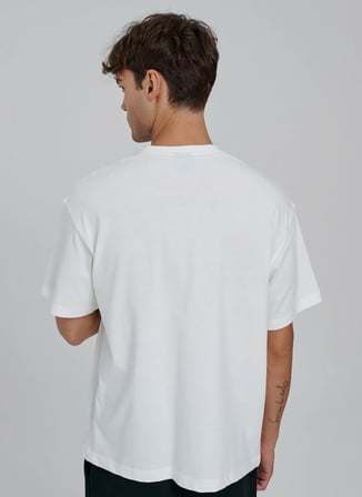 Everlast TM0218 Everlast Greatness Within Beyaz Bisiklet Yaka Comfort Fit Baskılı Erkek T-Shirt