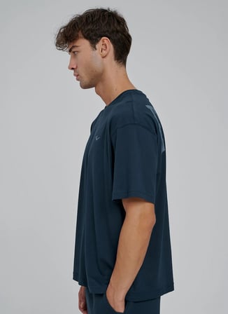 Everlast TM0224 - Ever Classics 2.0 Comfort Lacivert Bisiklet Yaka Comfort Fit Baskılı Erkek T-Shirt