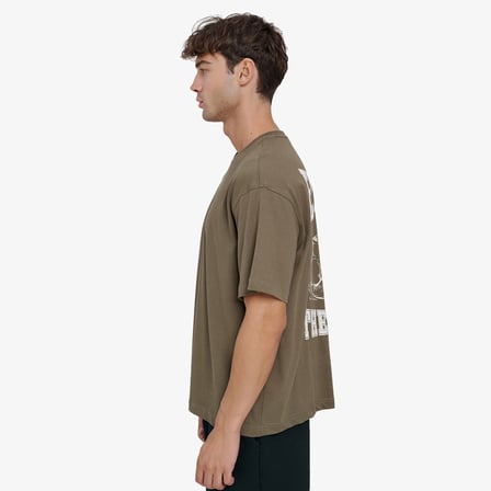 Everlast Graphic Gloves Comfort Erkek Kahverengi Günlük T-Shirt