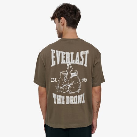 Everlast Graphic Gloves Comfort Erkek Kahverengi Günlük T-Shirt