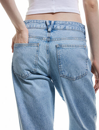 Pamuklu Standart Bel Straight Fit Jean 