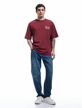 Pamuklu Normal Bel Vintage Straight Fit Jean Pantolon