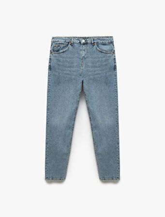 Normal Bel Pamuklu Tapered Fit Jean Pantolon - Joe Jean