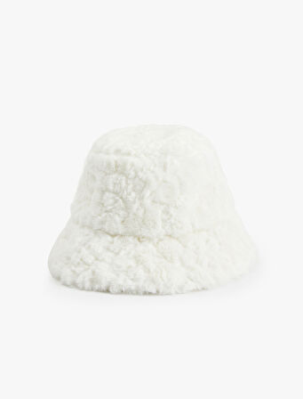 Peluş Bucket Şapka