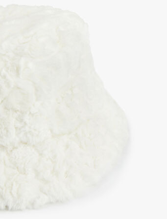 Peluş Bucket Şapka