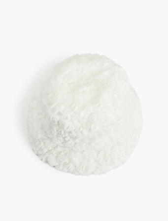 Peluş Bucket Şapka