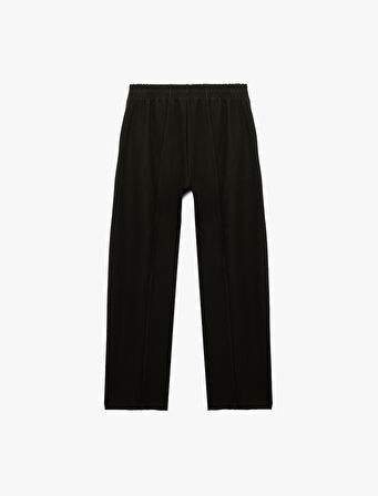 Beli Lastikli Cepli Nervür Detaylı Cepli Eşofman Altı