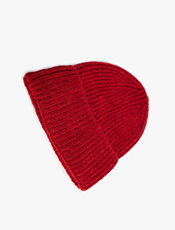 Katlı Basic Triko Bere