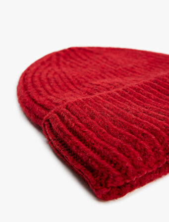 Katlı Basic Triko Bere