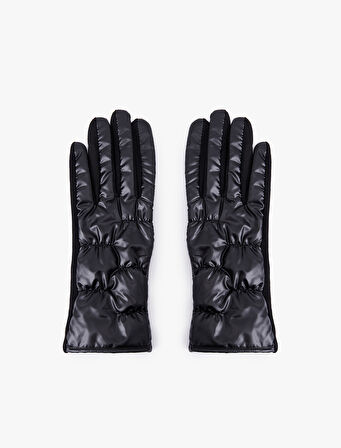 Çiçek İşlemeli Şişme Eldiven