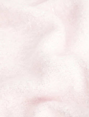 Sim Detaylı Püsküllü Uzun Atkı