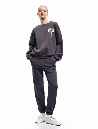 Şardonlu Cepli Beli Bağcıklı Rahat Kalıp Jogger Eşofman Altı