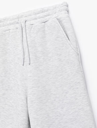 Şardonlu Cepli Beli Bağcıklı Rahat Kalıp Jogger Eşofman Altı