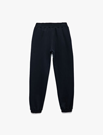 Fermuarlı Cepli Beli Lastikli Şardonlu Jogger Eşofman Altı