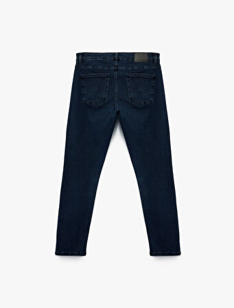 Normal Bel Pamuklu Slim Fit Jean Pantolon - Brad Jean