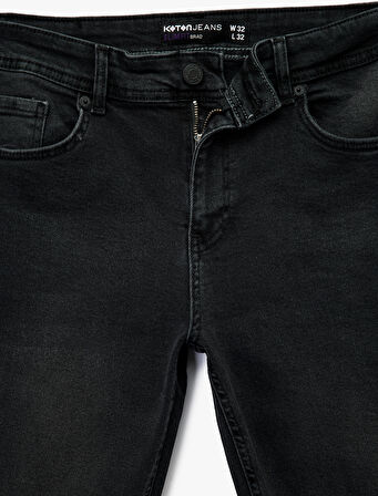 Normal Bel Slim Fit Jean Pantolon - Brad Jean