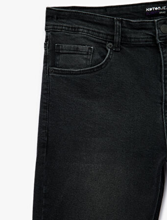 Normal Bel Slim Fit Jean Pantolon - Brad Jean