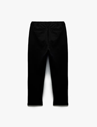 Straight Fit Cep Detaylı Rahat Kesim Beli Bağcıklı Pantolon
