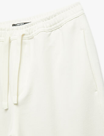 Cep Detaylı Katlamalı Paça Beli Bağcıklı Pantolon