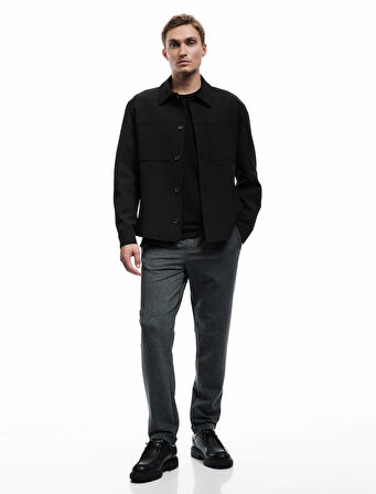 Cep Detaylı Katlamalı Paça Beli Bağcıklı Pantolon