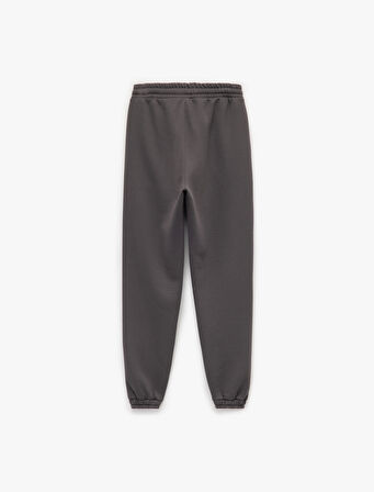 Beli Bağcıklı Şardonlu Cep Detaylı Jogger Eşofman Altı