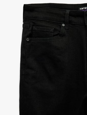 Pamuklu Cepli Normal Bel Slim Fit Jean Pantolon - Brad Jean