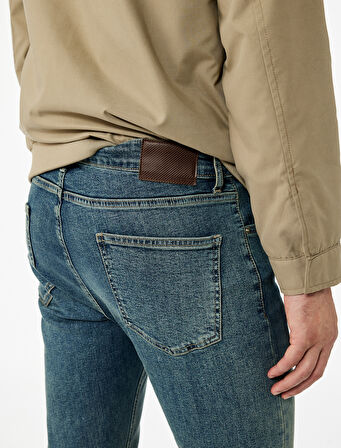 Pamuklu Normal Bel Slim Fit Jean Pantolon - Brad Jean