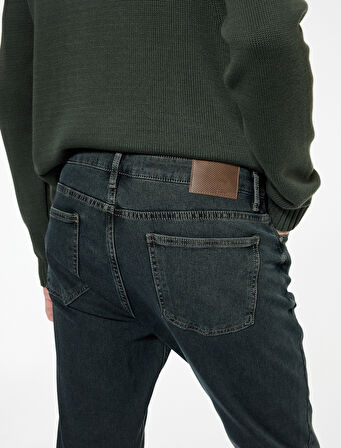 Pamuklu Normal Bel Slim Fit Jean Pantolon - Brad Jean