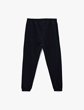 Pamuklu Fermuarlı Cepli Beli Bağcıklı Jogger Eşofman Altı